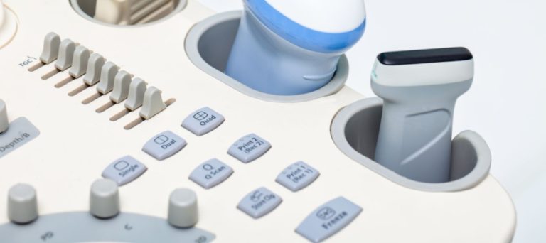 Ultrasound imaging equipment used for abdominal screening. Source: naumoid / Getty Images